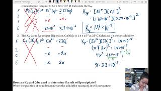 AP Chem Lecture 7-4 Solubility Equilibria