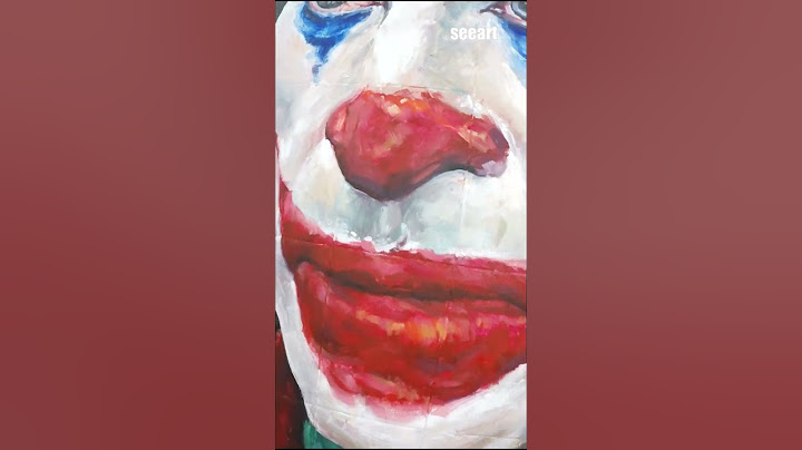 original painting /#clown /#painting /#seeart /#art