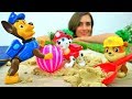 Paw Patrol Spiel: wir spielen am Strand!