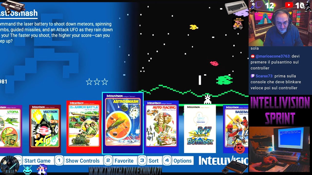 (ITA - ENG) INTELLIVISION SPRINT - UNBOXING AND PLAY