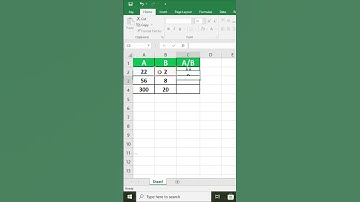 How to Divide Numbers in Excel (Quick Tip!)