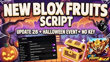 [🎃TIGER🐯] Blox Fruits Script Update 28 (Roblox) *NO KEY* |Auto Candy Corn + Halloween  Event + Delta