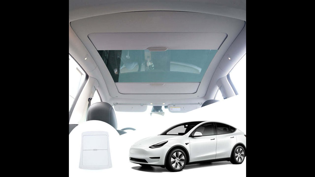 Enhance Your Tesla Model Y Driving with our Premium Sunroof Shade by Maxstyle
