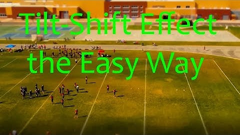Make Tilt-Shift Effect videos with your Drone in After Effects (Easy way)