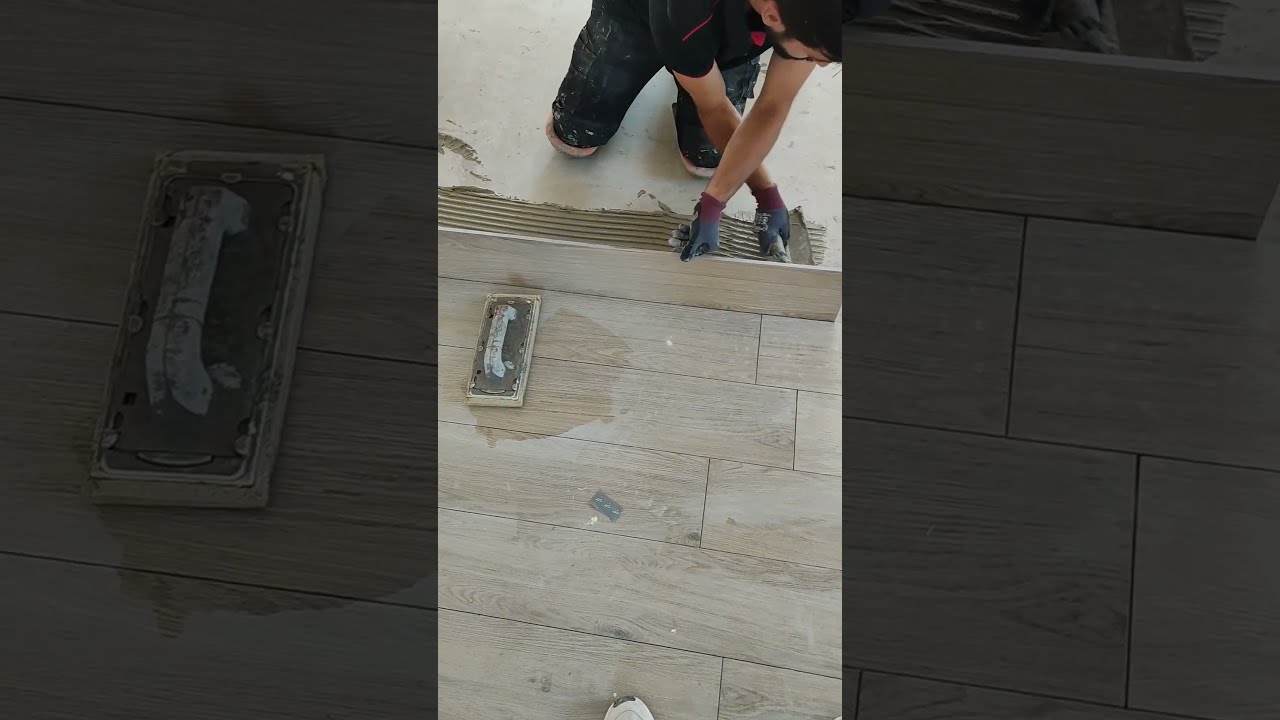 Kijk Mee Hoe Wij Onze Keramische Parket Tegel Plaatsen