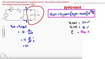 Example 2 : Transient Analysis : RC circuit 1st order