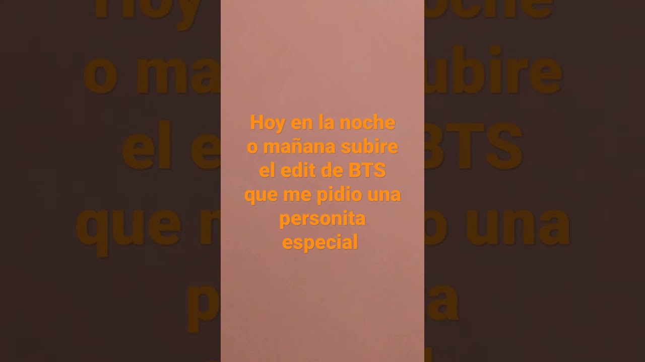 al rato lo subo o en un rato si no mañana temprano bye - YouTube