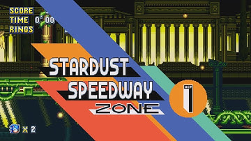 Sonic Mania - Stardust Speedway Zone (All Acts + Boss)