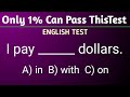 Only 1% Can Pass ThisTest English Grammar