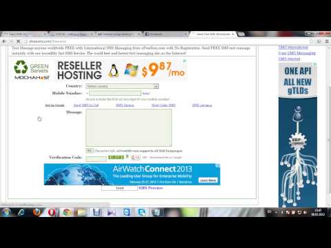 უფასო SMSს გაგზავნა ნებისმიერ ადგილას