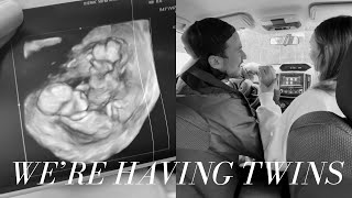 finding out i'm pregnant, telling family \& friends, learning we're having TWINS