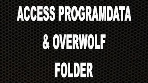 Curseforge on Windows 11 How to Access the Programdata and Overwolf Directories