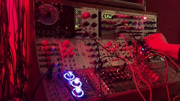 Ambient modular jam - clouds exciting elements