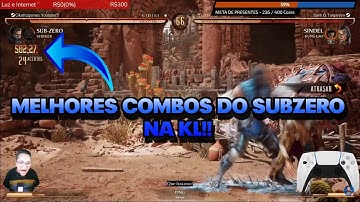 🔥 MELHORES COMBOS DO SUB-ZERO E STRYKER NA KOMBATLEAGUE! ❄️💥