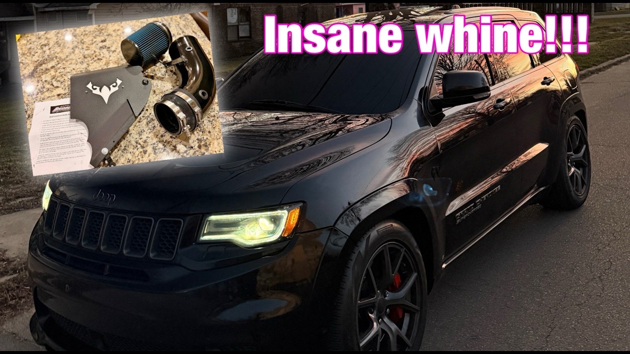 Installed a BWOODY Cold Air Intake and it woke up the Track hawk!!!!