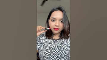 ❤️‍🔥Red lipstick for everyone skin 🌷 Mac ruby woo✨ #lipsticklover #lipsticktutorial #redlipstick