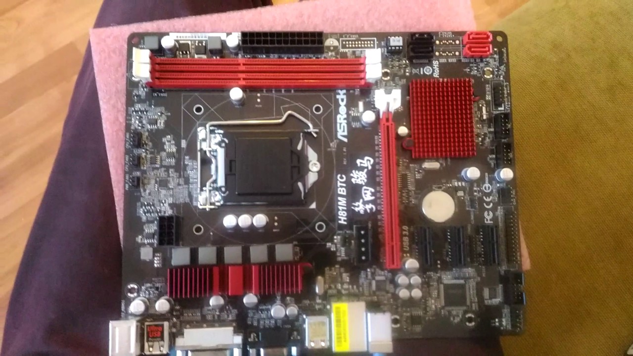 Обзор материнской платы ASRock H81M BTC майнинг