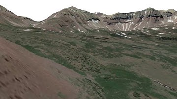 Kings Peak, Utah, 3D Render of Henry