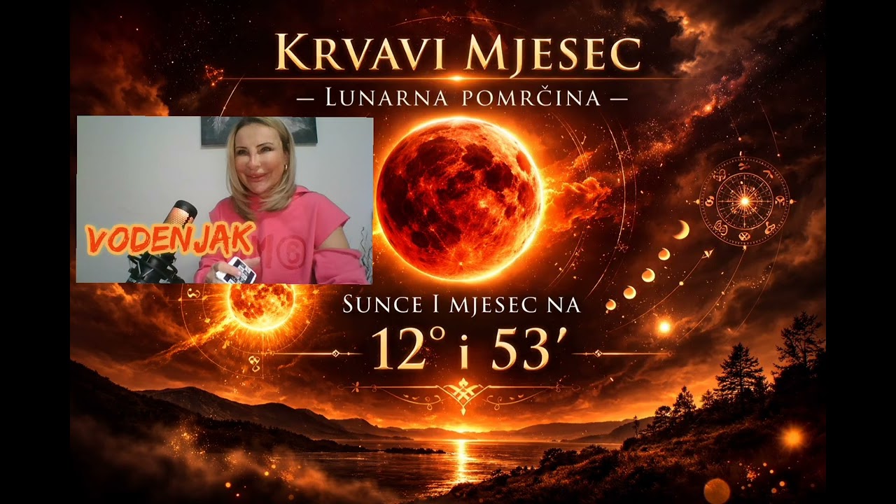 🌕  LUNARNA EKLIPSA  3.  #mart  - #vodolija #vodenjak ✨️