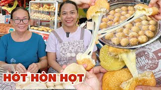 Hot rần rần món BÁNH TIÊU PHÔ MAI KÉO SỢI, có khách mua 9000 cái tại Sài Gòn | Địa điểm ăn uống