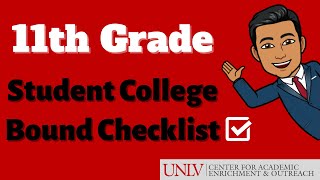 11th Grade Student College Bound Checklist
