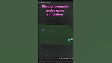Character movement, blender geometry nodes simulation. r#blender3d #geometrynodes #simulation