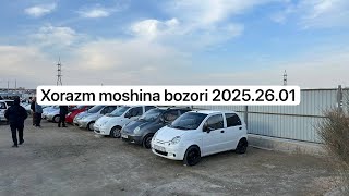 : Xorazm moshina bozori  matiz narxlari  2025 26 yanvar