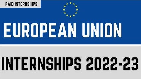 European Union Internship Program 2022-23 | Bluebook Traineeship Program | EU Commission | EU 🇪🇺 |