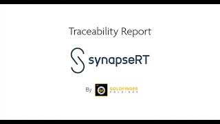 synapseRT NextGen Traceability Report