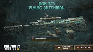 Season 2 (2025) detail senjata mythic gratis AGR - flying dutchman codm S2