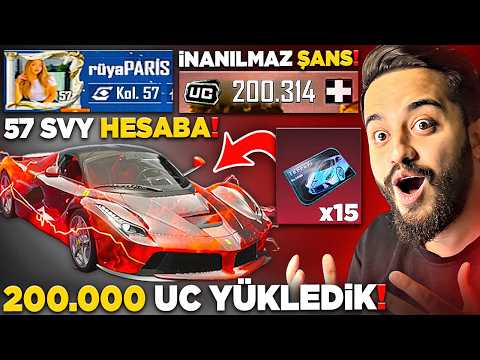 BOŞ KADIN HESABINA 200.000 UC YÜKLENİRSE NE OLUR? ŞOK OLACAKSINIZ! PUBG Mobile