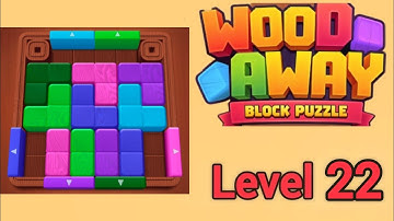 Wood Away Block Jam Level 22 Walkthrough Solution