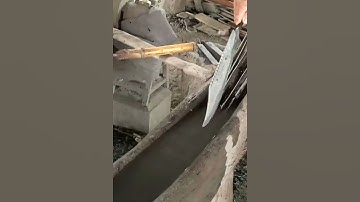Traditional technique of hardening Rambo blade #shorts #short #shortsfeed #shortvideo #diy #how