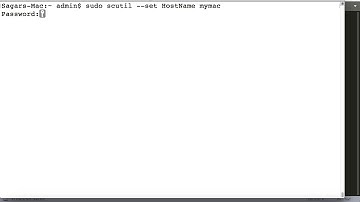 How to change host name of mac | how to rename mac | how to change computer name of mac