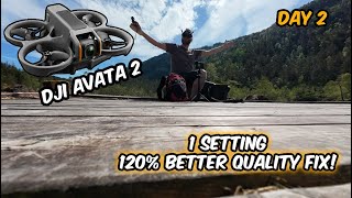Dji Avata 2 Vid Quality Fixed How Did I Miss It