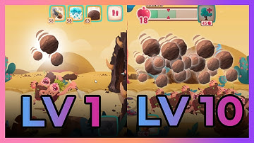 Dino Bash Cluster Shot All Level Test