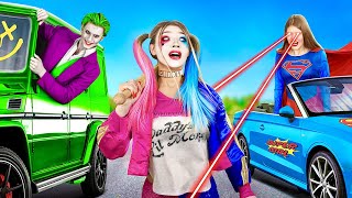 Богатые VS Бедные Супергерои || Невероятные Ситуации Из Жизни Харли Квинн