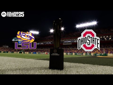 College Football 25 - LSU vs Ohio State 2038/39 National Championship (Dynasty mode)