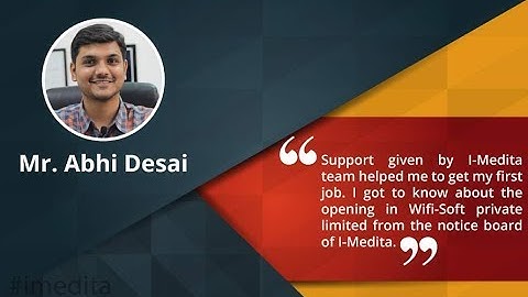 Mr Abhi Desai recently got placed Wifi-Soft after Completing his CCNA & CCNP R&S Training