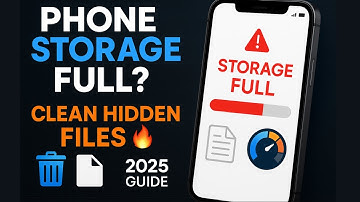 Phone Storage Full? Clean Hidden Files Safely (2025 Guide)