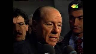 Silvio Berlusconi dopo Milan Samp del 2 febbraio 1997