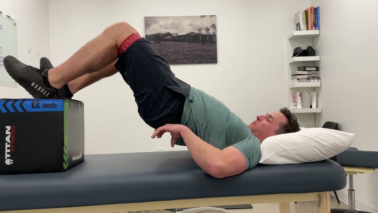 Band Elevated Glute Bridge