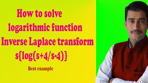 How to solve logarithmic function Inverse Laplace transform of s{log(s+4/s-4)}