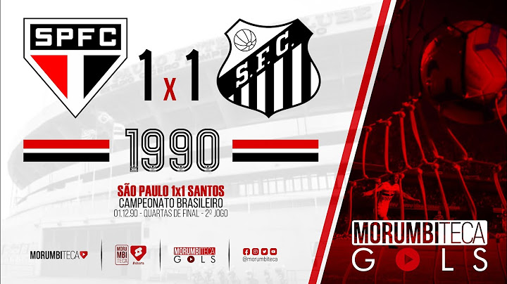 São Paulo 1x1 Santos - Brasileiro 1990 - Quartas de final - 2º jogo - 01/12/1990