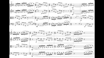 Mark Carlson - Starry Night for String Quartet (1989) [Score-Video]