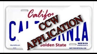 Filling out the CCW application. LA CCW, Orange County CCW, Riverside County CCW, @Shootsafe_Academy
