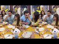 Malaika arora jealous at arbaaz khan doing iftar with shura khan  raveena tandon at restaurant