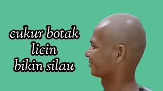 Cukur Botak Licin sampai kinclong.rambut keras