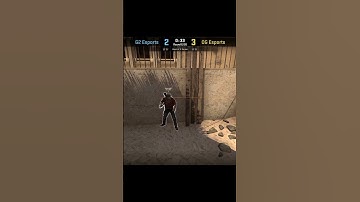 niko Mirage Bench Smoke From Outside A CS:GO #Shorts