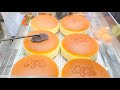 japanese street food - uncle rikuro JIGGLY CHEESECAKE osaka japan